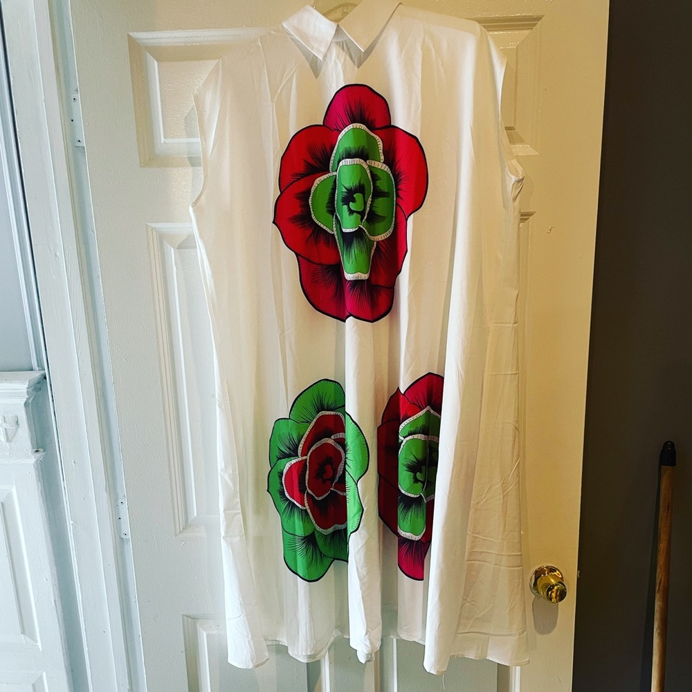 Sleeveless oversize dress